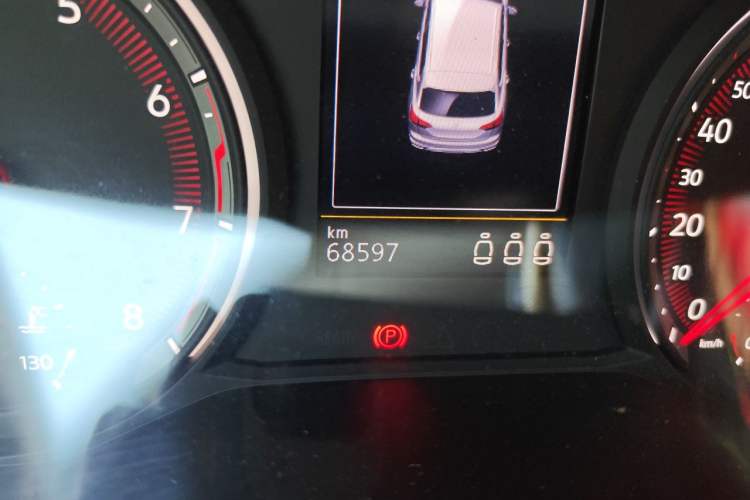 Used Volkswagen Tayron 2020 330TSI Two-Wheel Drive Luxury Smart Connectivity Version Odometer Close Up