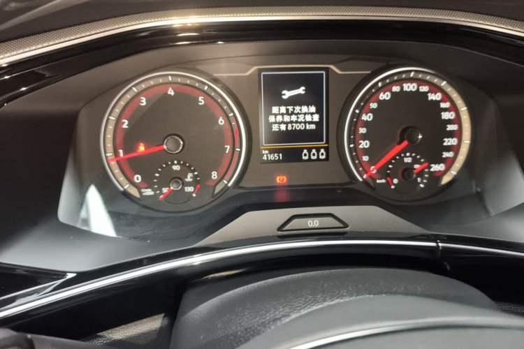 Used Volkswagen Tayron 2020 330TSI Two-Wheel Drive Luxury Smart Connectivity Version Odometer Close Up
