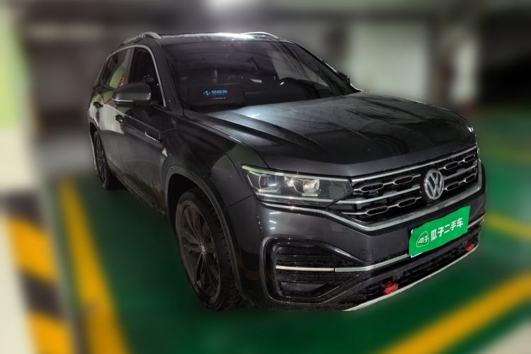 Used Volkswagen Tayron 2021 380TSI All-Wheel Drive R-Line Connected Version Front Right 45 Deg