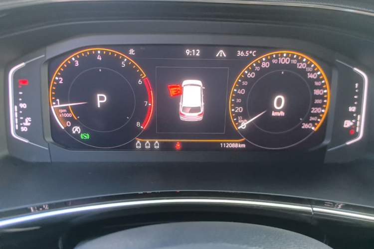 Used Volkswagen Tayron 2021 330TSI Two-Wheel Drive Luxury Connected Version Plus Instrument Cluster