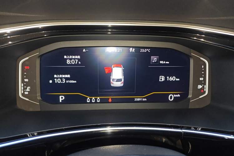 Used Volkswagen Tayron 2021 330TSI Two-Wheel Drive 30th Anniversary Edition Instrument Cluster