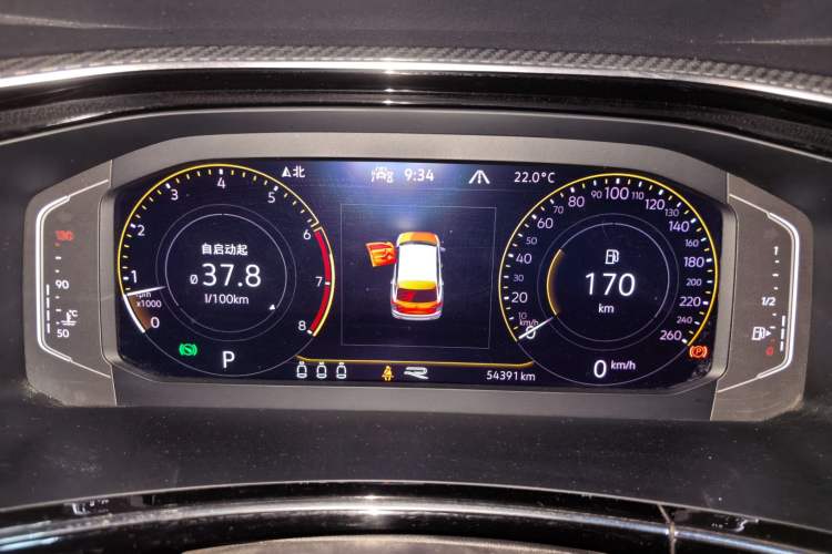 Used Volkswagen Tayron 2021 380TSI All-Wheel Drive R-Line Connected Version Instrument Cluster