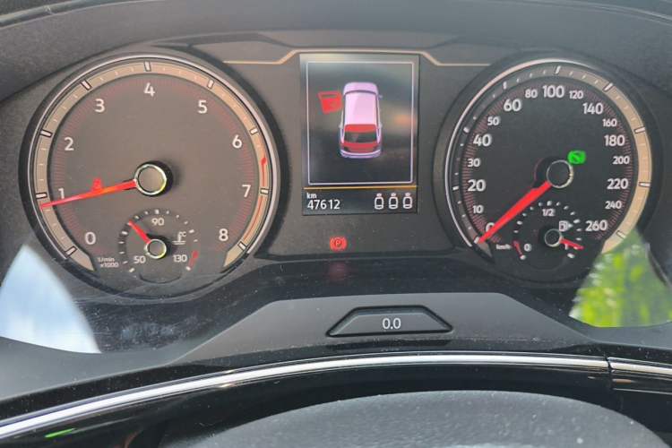Used Volkswagen Tayron 2021 330TSI Two-Wheel Drive Luxury Connected Version Plus Odometer Close Up