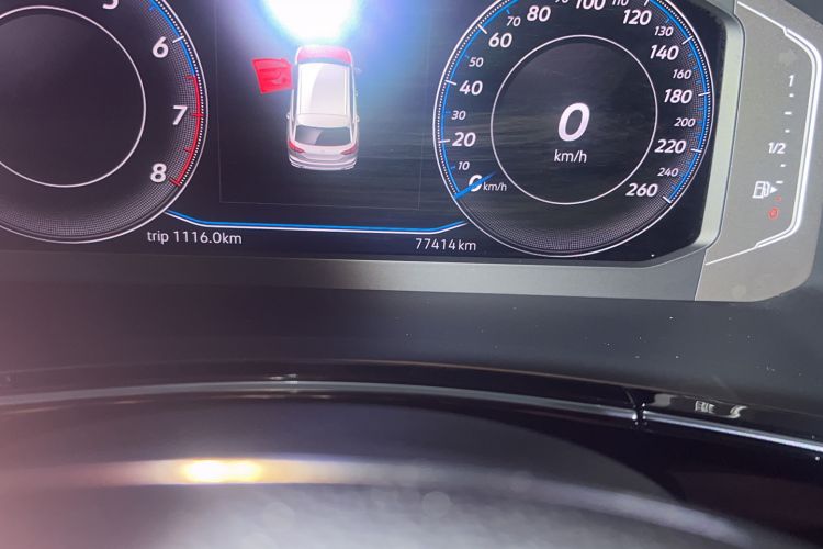 Used Volkswagen Tayron 2021 330TSI Two-Wheel Drive Luxury Smart Connectivity Version Odometer Close Up