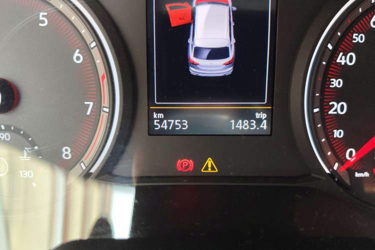 Used Volkswagen Tayron 2021 280TSI Two-Wheel Drive Luxury Smart Connectivity Version Odometer Close Up