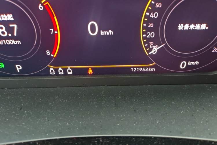 Used Volkswagen Tayron 2021 330TSI Two-Wheel Drive 30th Anniversary Edition Odometer Close Up