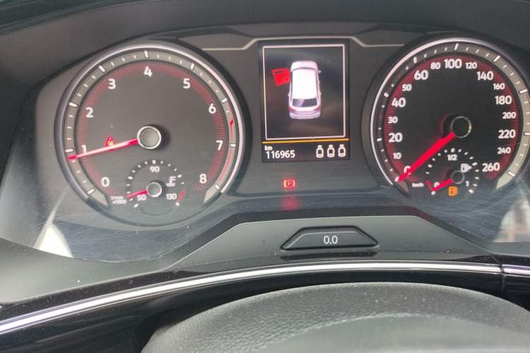Used Volkswagen Tayron 2021 330TSI Two-Wheel Drive Luxury Connected Version Plus Odometer Close Up