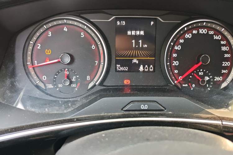 Used Volkswagen Tayron 2021 280TSI Two-Wheel Drive Luxury Smart Connectivity Version Odometer Close Up