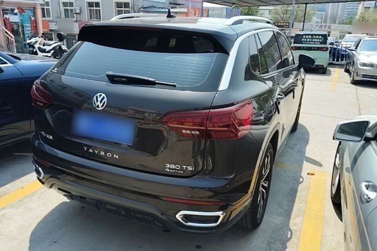 Used Volkswagen Tayron 2021 380TSI All-Wheel Drive R-Line Connected Version Rear Right 45 Deg