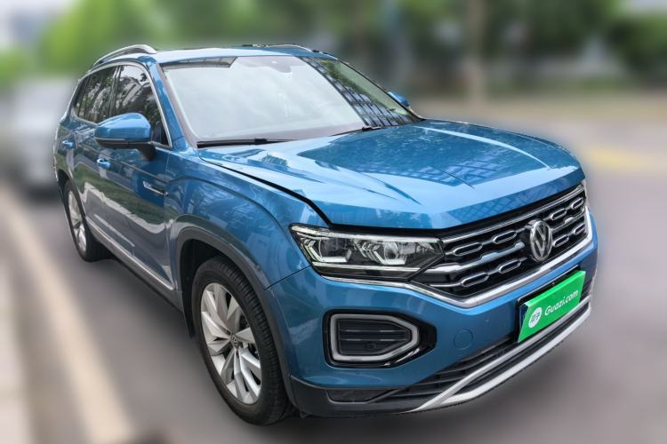 Used Volkswagen Tayron 2021 380TSI Four-Wheel Drive Luxury Connected Pro Version Front Right 45 Deg