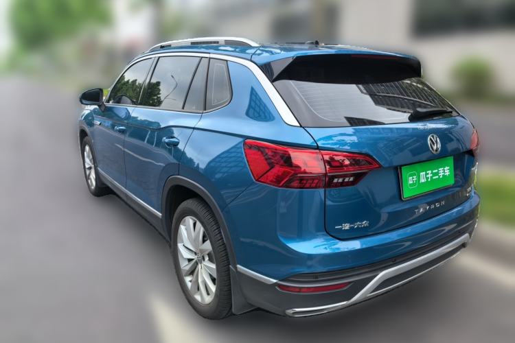 Used Volkswagen Tayron 2021 380TSI Four-Wheel Drive Luxury Connected Pro Version Rear Left 45 Deg