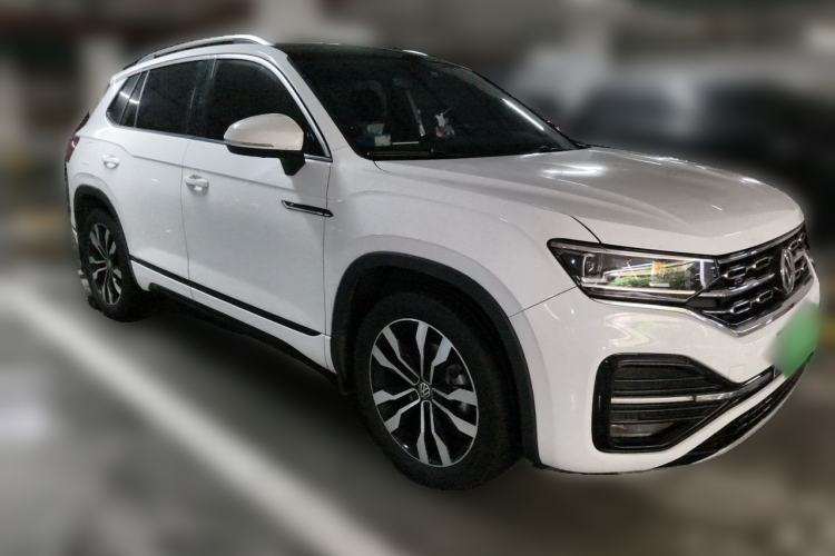 Used Volkswagen Tayron 2021 380TSI All-Wheel Drive R-Line Connected Version Front Right 45 Deg