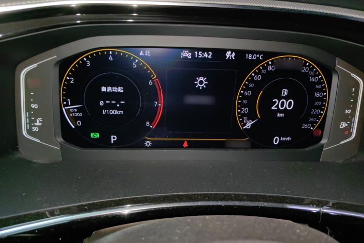 Used Volkswagen Tayron 2021 330TSI Two-Wheel Drive Luxury Connected Version Plus Instrument Cluster