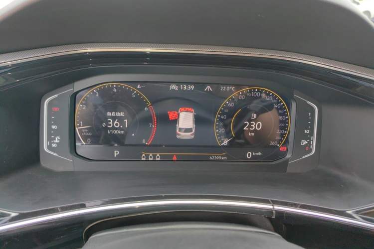 Used Volkswagen Tayron 2021 330TSI Two-Wheel Drive Luxury Smart Connectivity Version Instrument Cluster