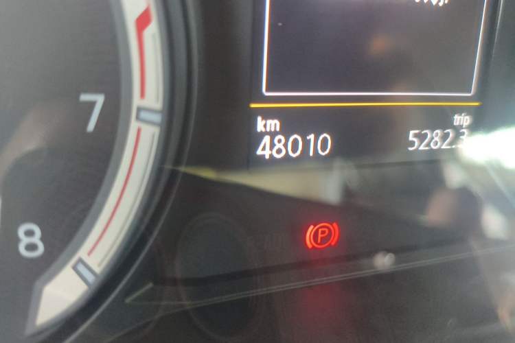 Used Volkswagen Tayron 2021 280TSI Two-Wheel Drive Luxury Smart Connectivity Version Odometer Close Up