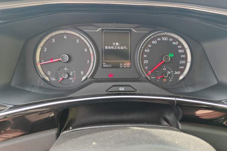 Used Volkswagen Tayron 2021 280TSI Two-Wheel Drive Luxury Smart Connectivity Version Odometer Close Up