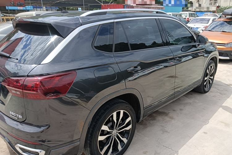 Used Volkswagen Tayron 2021 380TSI All-Wheel Drive R-Line Connected Version Rear Right 45 Deg