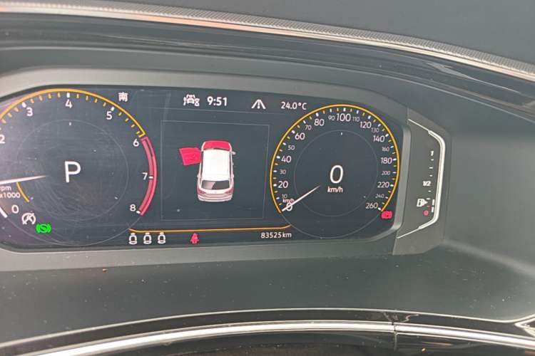 Used Volkswagen Tayron 2021 330TSI Two-Wheel Drive Luxury Connected Version Plus Instrument Cluster