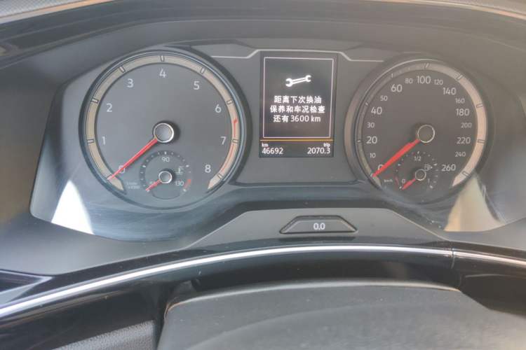 Used Volkswagen Tayron 2021 330TSI Two-Wheel Drive Luxury Smart Connectivity Version Odometer Close Up