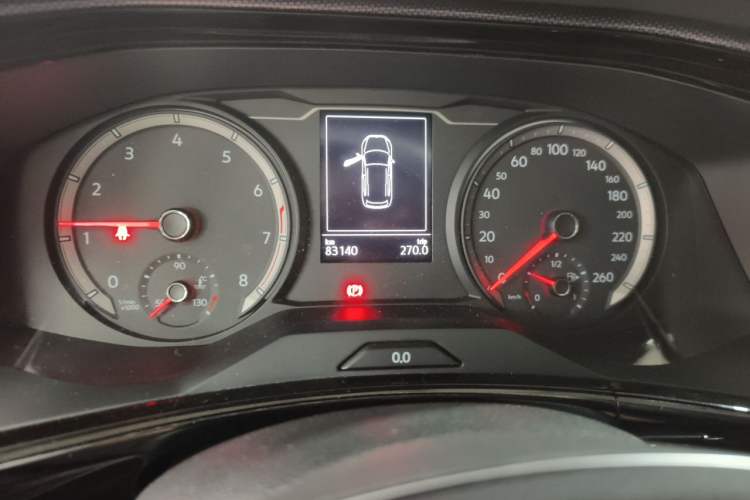 Used Volkswagen Tayron 2021 280TSI Two-Wheel Drive Comfort Connect Edition Odometer Close Up