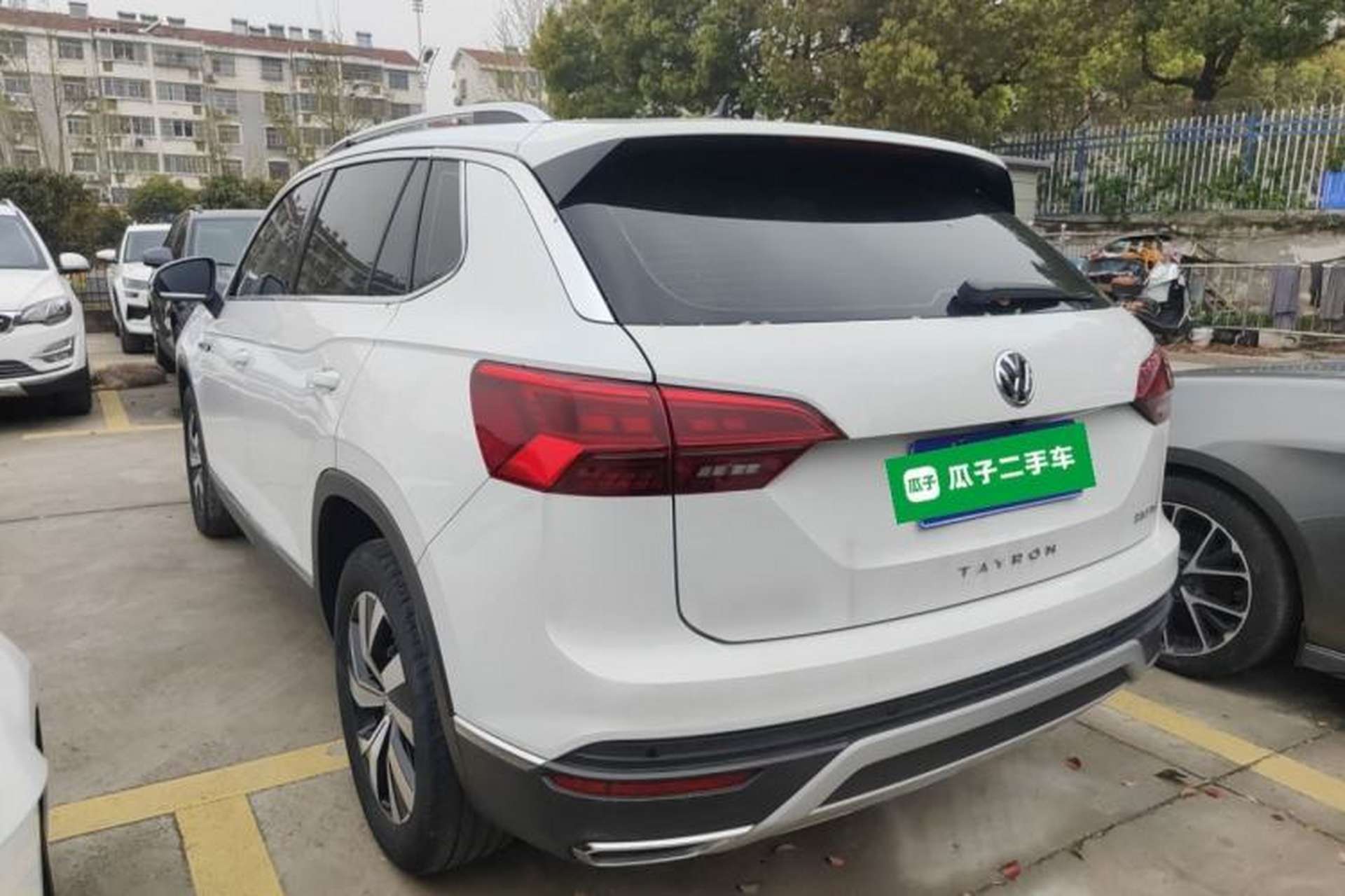 Used Volkswagen Tayron 2021 330TSI Two-Wheel Drive Luxury Smart Connectivity Version Rear Left 45 Deg