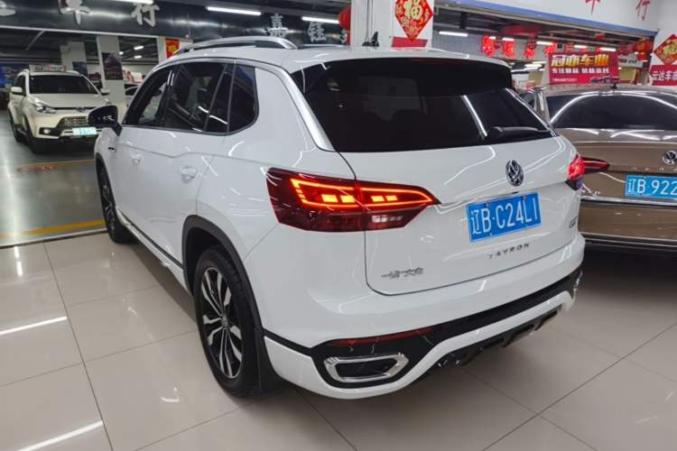 Used Volkswagen Tayron 2021 380TSI All-Wheel Drive R-Line Connected Version Rear Left 45 Deg