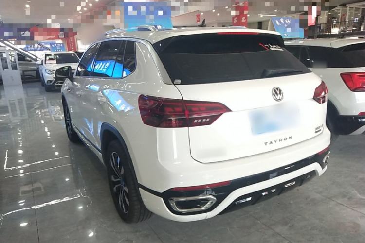 Used Volkswagen Tayron 2021 380TSI All-Wheel Drive R-Line Connected Version Rear Left 45 Deg