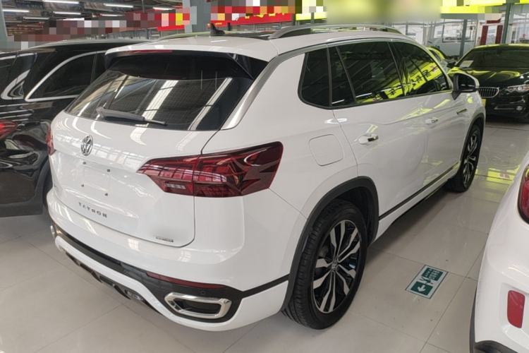 Used Volkswagen Tayron 2021 380TSI All-Wheel Drive R-Line Connected Version Rear Right 45 Deg