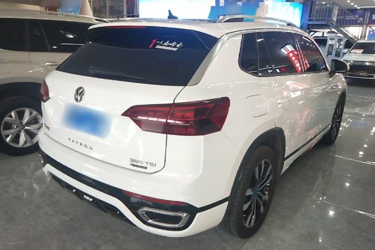 Used Volkswagen Tayron 2021 380TSI All-Wheel Drive R-Line Connected Version Rear Right 45 Deg