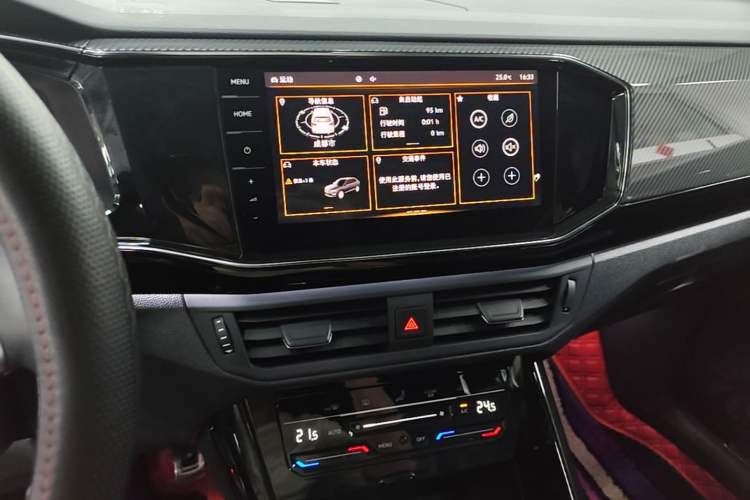 Used Volkswagen Tayron 2022 380TSI Four-Wheel Drive R-Line Connected Version Audio And AC Panel