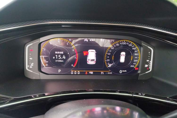 Used Volkswagen Tayron 2022 380TSI Four-Wheel Drive R-Line Connected Version Instrument Cluster