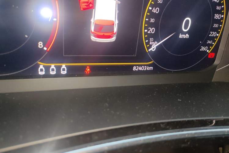 Used Volkswagen Tayron 2022 330TSI Two-Wheel Drive Luxury Smart Connectivity Version Odometer Close Up