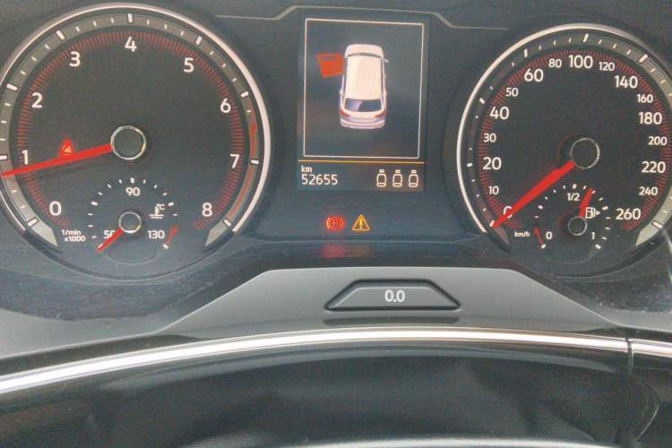 Used Volkswagen Tayron 2022 280TSI Two-Wheel Drive Luxury Smart Connectivity Version Odometer Close Up