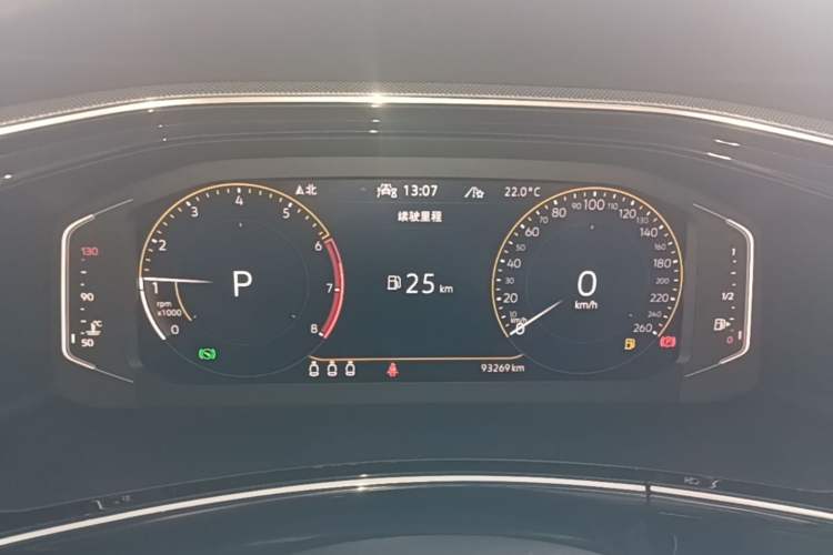 Used Volkswagen Tayron 2022 330TSI Two-Wheel Drive Luxury Connect Plus Version Instrument Cluster