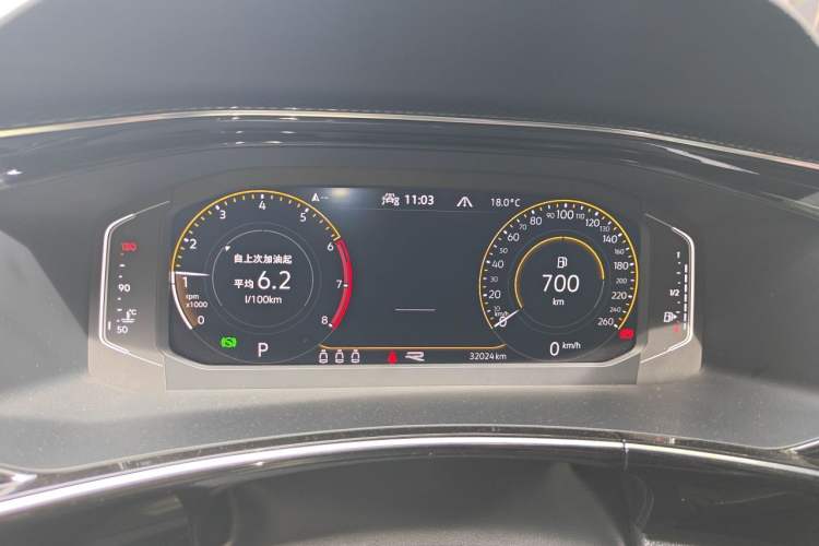 Used Volkswagen Tayron 2022 380TSI Four-Wheel Drive R-Line Connected Version Instrument Cluster