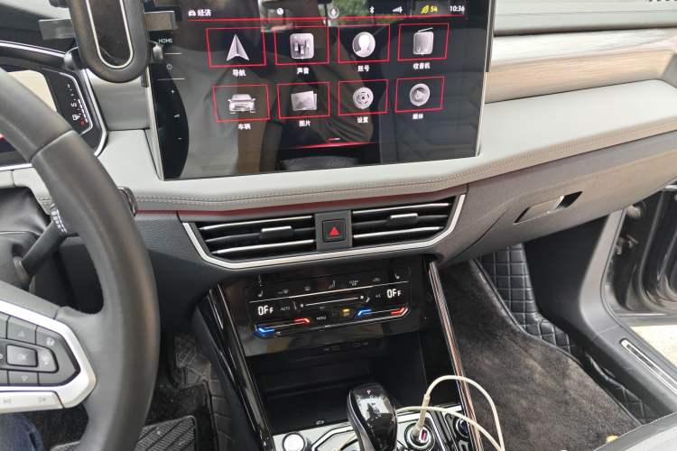 Used Volkswagen Tayron 2023 380TSI Four-Wheel Drive R-Line High-Energy Version Audio And AC Panel