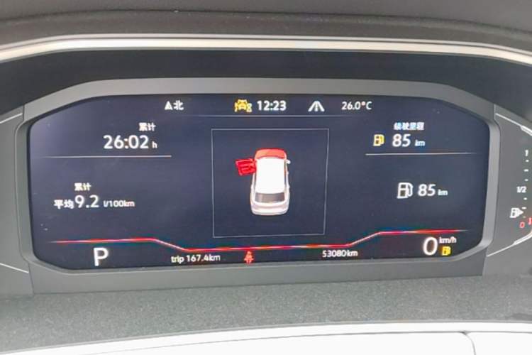 Used Volkswagen Tayron 2023 330TSI Two-Wheel-Drive R-Line High-Energy Version Instrument Cluster