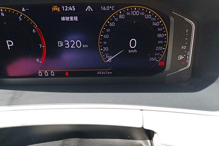 Used Volkswagen Tayron 2023 330TSI Two-Wheel-Drive Luxury Plus Advanced Version Odometer Close Up