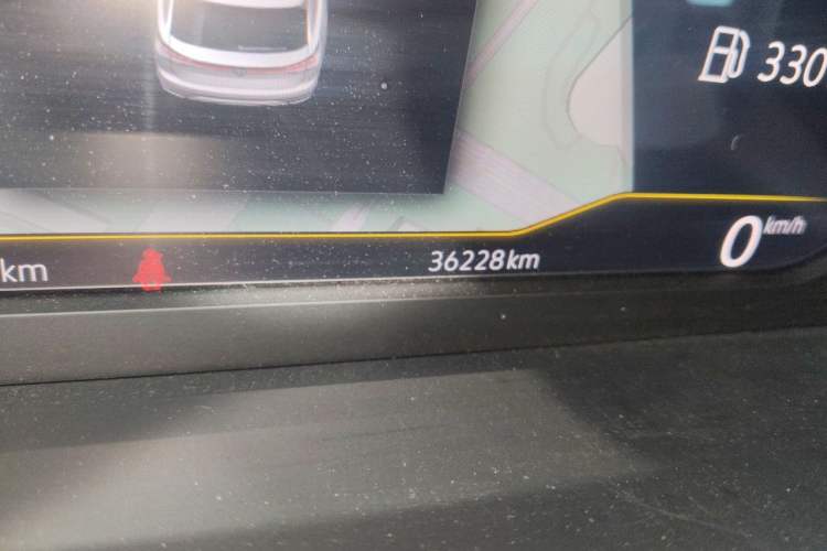 Used Volkswagen Tayron 2023 330TSI Two-Wheel-Drive Luxury Plus Advanced Version Odometer Close Up