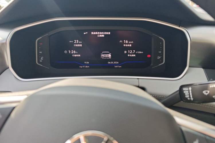 Used Volkswagen Tayron 2023 Revised Version 380TSI All-Wheel Drive R-Line High-Energy Edition Odometer Close Up