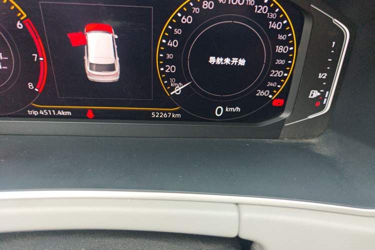 Used Volkswagen Tayron 2023 330TSI Two-Wheel-Drive Luxury Plus Advanced Version Odometer Close Up
