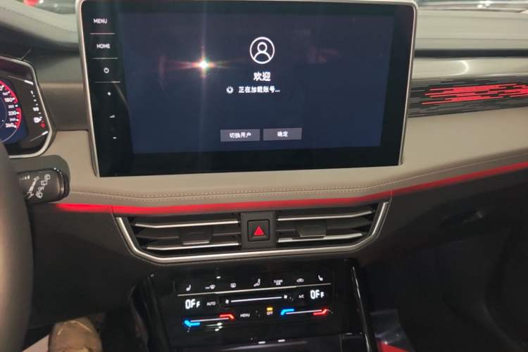 Used Volkswagen Tayron 2023 380TSI Four-Wheel Drive R-Line High-Energy Version Audio And AC Panel