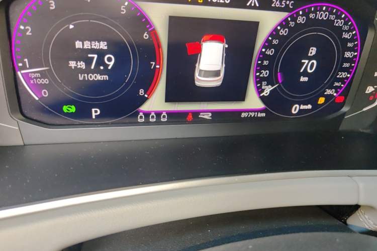 Used Volkswagen Tayron 2023 380TSI Four-Wheel Drive R-Line Pro Smart Edition Odometer Close Up