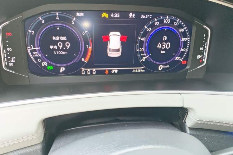 Used Volkswagen Tayron 2023 380TSI Four-Wheel Drive R-Line Pro Smart Edition Odometer Close Up