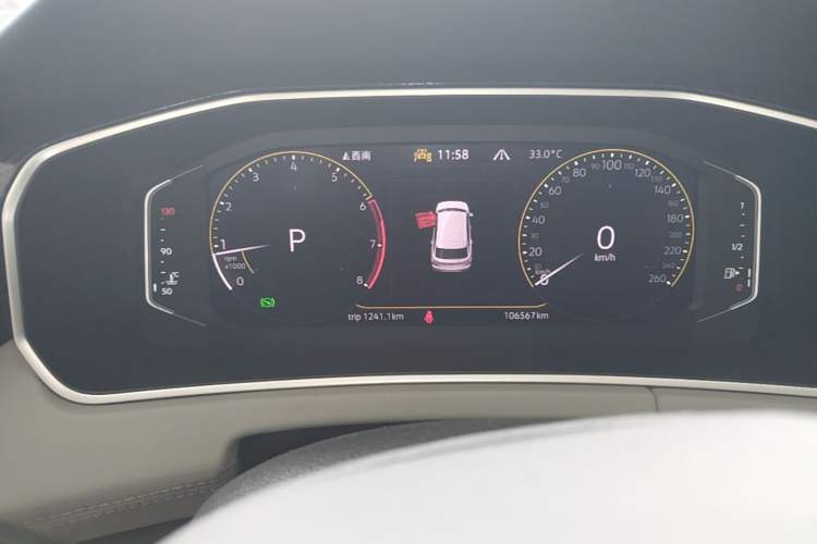 Used Volkswagen Tayron 2023 330TSI Two-Wheel-Drive Luxury Plus Advanced Version Instrument Cluster