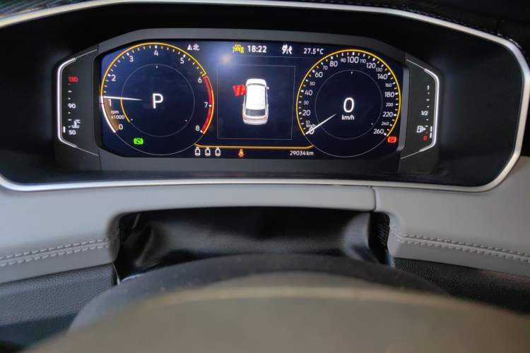 Used Volkswagen Tayron 2023 280TSI Two-Wheel-Drive Luxury Plus Advanced Version Odometer Close Up