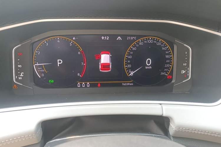 Used Volkswagen Tayron 2023 300TSI Two-Wheel-Drive Luxury Plus Advanced Edition Odometer Close Up