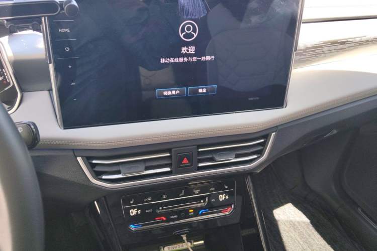 Used Volkswagen Tayron 2023 330TSI Two-Wheel-Drive R-Line High-Energy Version Audio And AC Panel