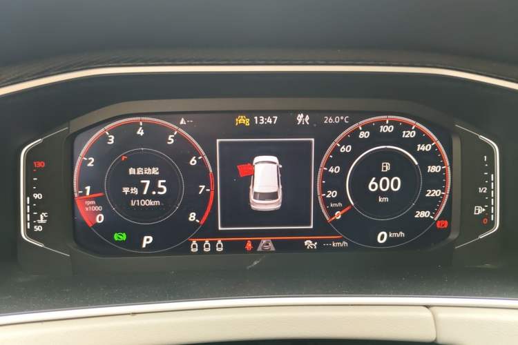 Used Volkswagen Tayron 2023 330TSI Two-Wheel-Drive Luxury Plus Advanced Version Instrument Cluster