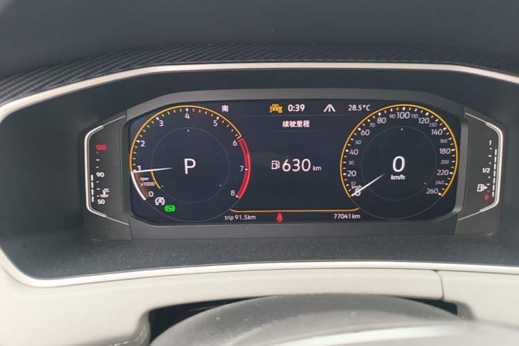 Used Volkswagen Tayron 2023 300TSI Two-Wheel-Drive Luxury Plus Advanced Edition Instrument Cluster